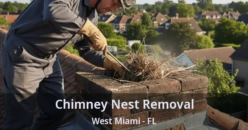 Chimney Nest Removal West Miami - FL
