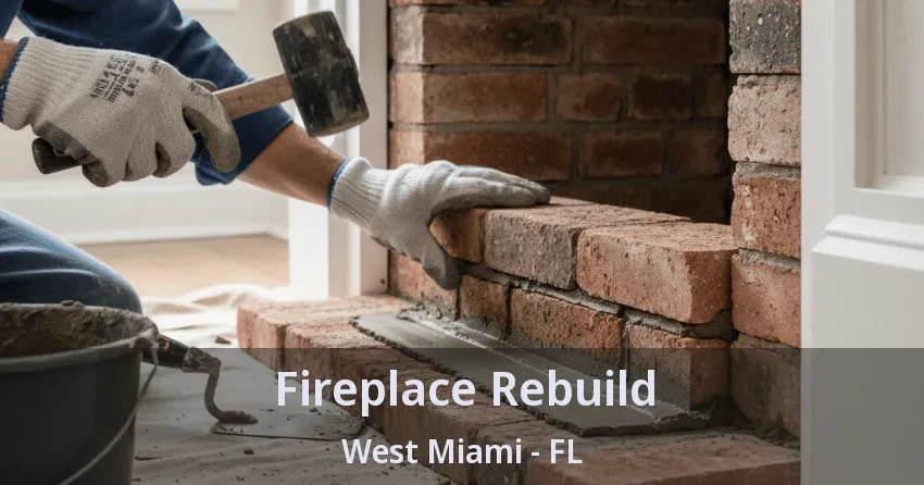 Fireplace Rebuild West Miami - FL