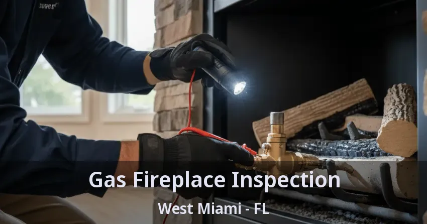 Gas Fireplace Inspection West Miami - FL