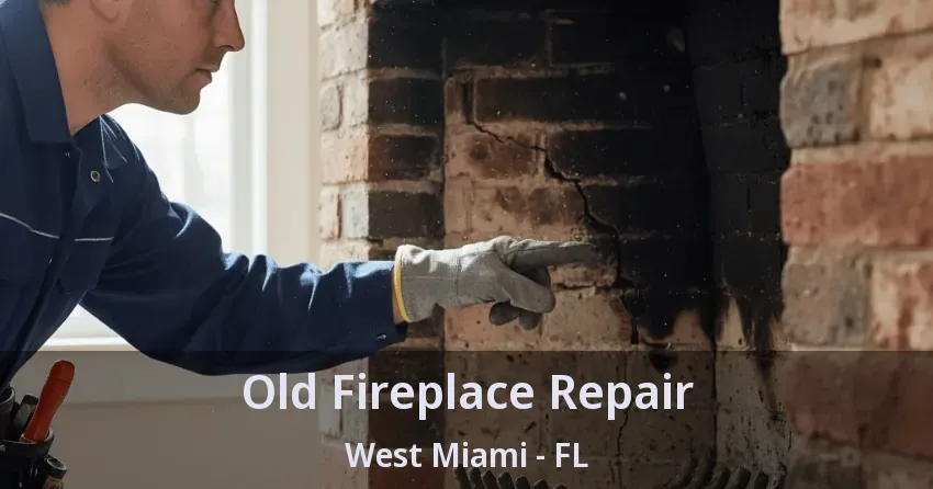 Old Fireplace Repair West Miami - FL